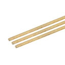 DMiotech 3本入り M2 x 250mm 完全ネジ式ロッド ブラス 右手 スレッドロッド バースタッド