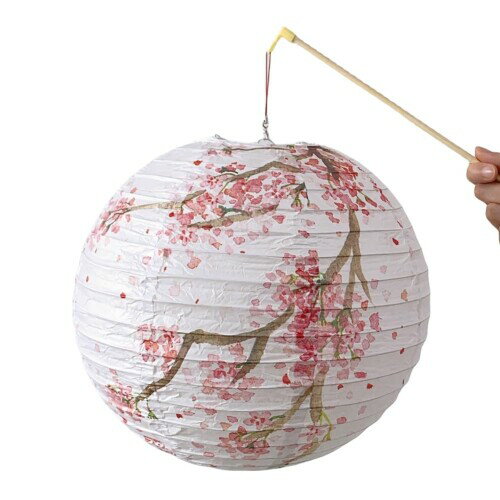 提灯 お盆飾り ちょうちん お盆提灯 LEDライト ビワ柄 蓮華柄 祭り 神社 寺 飾り用 led 女の子 レディ..