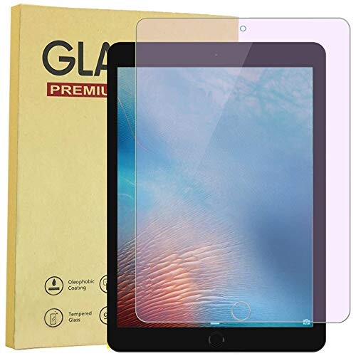 Holdtech iPad 9.7 2018 6/2017 5 饹եiPad 9.7  饹վݸե ˻Ǻ 0.3mm ϻܶ 9H ˢưӽ ɻ ɻ iPad9.7/Air2/ Air/iPadPro 9.7