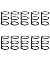YFFSFDC ルーズリーフバインダーリング 製本用とじ具 穴径20mm 単語帳 資料保存 整理 カレンダー 手帳 アルバム