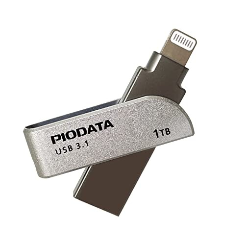PioData iXflash 1TB iPhone/iPadptbV USB3.1 Apple MFiF LightningOtUSB[ iOS/Windows/Macp ʐ^Ɠ obNAbv eʕs