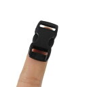 30個入り サイドリリースバックル 10 mmストラップド プラスチックバックパック 交換部品 プラスチック (black)