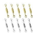 ネックレス 留め具 マグネット留め具 磁気クラスプ エンドパーツ ジュエリー アクセサリーパーツ 延長用金具 バレンタイン ギフト ホワイトデー プレゼント D...