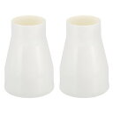 PATIKIL 110 mm-75 mm ダクトレデューサー 2個 ダクトコネクタ ダクトインラインアダプターインクリーサー ABS プラスチック 通気口 HVAC暖房冷房換気用