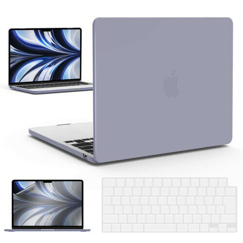 iBenzer ŐV 2024 2023 2022 MacBook Air 13 p P[X M3 A3113 M2 A2681 یP[X + {zL[{[hJo[ t Apple }bNubNGA[ P[X 13C`Ή mac Jo[ 13.6C` ɔ X