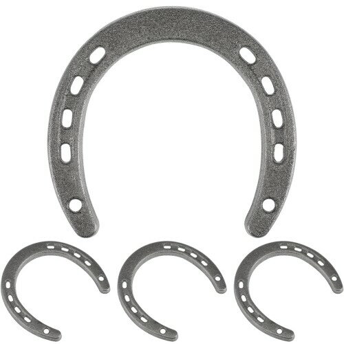 COHEALI 4個セット アイアン製ホースシューホースチャーム 壁掛け装飾 インテリア ホームデコレーション リビング キッチン オフィス用 ヴィンテージスタ...