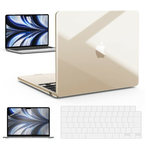 iBenzer ŐV 2024 2023 MacBook Air 15 p P[X f M3 A3114 M2 A2941 یP[X + {zL[{[hJo[ t Apple }bNubNGA[ P[X 15C`Ή mac Jo[ 15.3C` ɔ X