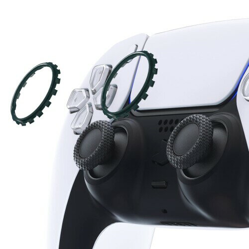 eXtremeRate ps5コントローラー（BDM-010 BDM-020 BDM-030 BDM-040 BDM-050）に対応用取り替えるアクセサリー、ピュアカラーの交換リング-コントローラーは含まれていません