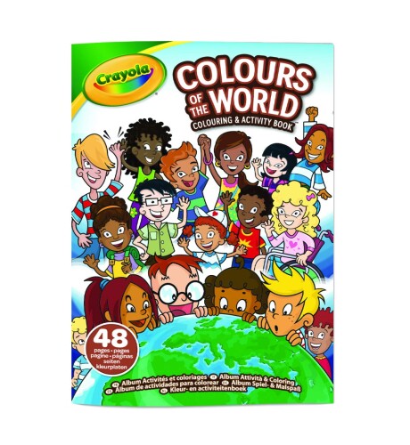 Crayola (クレヨラ) Colours of the World (カラー オブ ザ ワールド) - アルバムのアクティビティと塗り絵 48ページ 教育的アクティビティ 25-0717