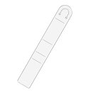イガラシプロ スリムポップ君 10本セット 万能POPスタンド ポップスタンド 透明 卓上用 A-09-010