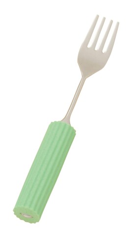 子供用フォーク シリコンスポンジ付（丸ハンドル）