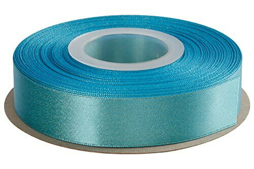 Dressmaking Materials - ITIsparkle ティンクルメタルリボン金糸のゴージャスリボン 幅22mm×22M巻 手芸 ラッピング ちょう結び リボン #340 - ターコイズブルー
