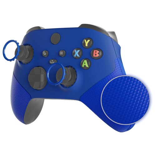 eXtremeRate xbox coreコントローラーに対応用再設計されたグリップハンドルフェイスプレート、xbox series X&Sコントローラー対応用ASRバージョンパフォーマンスラバライズドサイドレールグリ