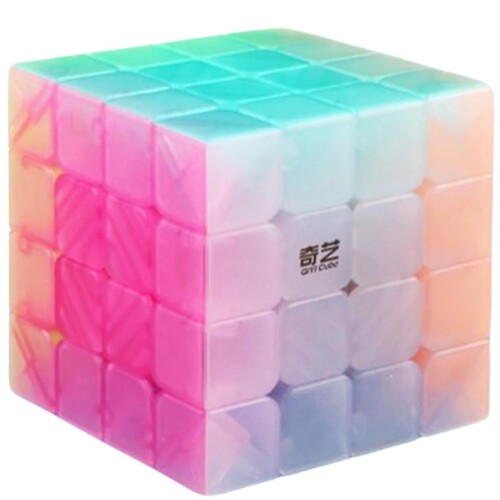 Bucubke QY ꡼塼 4x4 ѥ륹ƥå쥹Jelly ޥå塼 4x4x4 ѥƥ륭塼