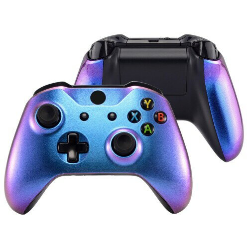 eXtremeRate Xbox One(モデル1708)対応用バックパネル交換フェイスプレート(グロッシー)、Xbox One X&S対応用フロントハウジングシェルとサイドレールハンドル eXtremeRate Xbox One(モデル1708)対応用バックパネル交換フェイスプレート(グロッシー)、Xbox One X&S対応用フロントハウジングシェルとサイドレールハンドル