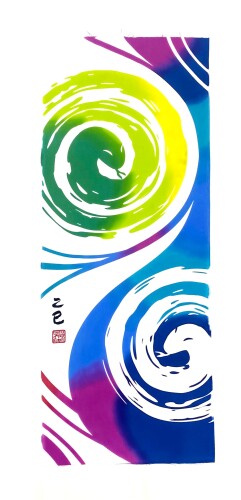 ヤギセイ 注染手ぬぐい 干支 巳 2025年 伝統工芸 日本製