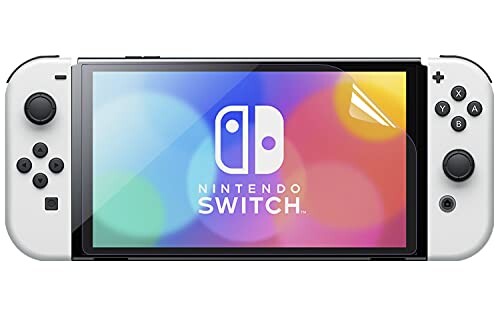 Nintendo Switch （ 有機ELモデル ）用 フィルム ブルーライトカット 保護フィルム 液晶保護 抗菌 指紋防止