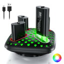 AceGamer Xbox Series/Xbox One/Xbox Elite 1用 充電式バッテリー(4個セット) 充電器込み Xbox コントローラー 電...