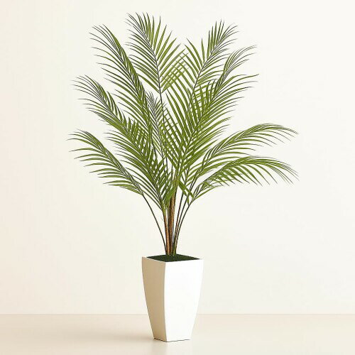 Wio Mioフェイクグリーン 人工観葉植物 高さ105cm ヤシの木 光触媒観葉植物 フェイク グリーン 鉢付き ..