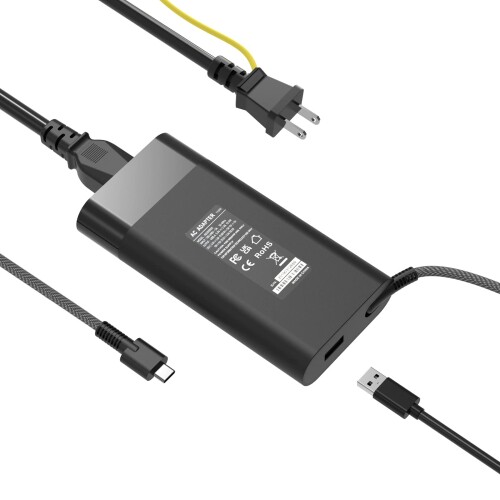 MiliPow 110W USB C交換用電源 HP適用ラップトップACアダプターtpn-ca24 tpn-da24 HP Spectre 13 x360 2019 13-AP Folio 13-ak0000 Elite x2 1013 G3, Elite Dragonfly、 EliteBook x360 1030 G3 1040 G4 G5などに対応