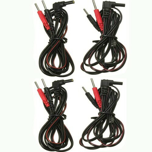 低周波 EMS 導電コード DC2.35 2 in 1低??体???替代のEMSマッサージユニット用の標準接続ケーブル(4 個)