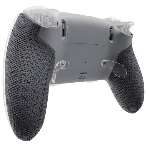 eXtremeRate ps5 edgeコントローラー対応用 Beyond-ARC ボトムシェルキット ラバーグリップ付き、交換用フロント バック 装飾トリムシェル リアプレート 互換性:本製品はps5 edge コントローラー専用の交換用バックハウジング&クリップシェルです。他のコントローラーには対応していません。純正シェルと同等の精密設計を採用した交換用シェルで、コントローラーにぴったりフィットします。 デザイン性・操作性の向上:人間工学に基づいた3Dダイヤモンド形状の滑り止めラバーグリップを採用し、優れたグリップ力と快適な操作性を実現します。ps5 edge コントローラー向けのカスタマイズに最適なボトムシェルキットです。 デザイン性と耐久性:高品質なプラスチックとラバー素材を使用し、優れた耐久性と快適なグリップ感を実現します。各パーツは純正アクセサリーと完全互換で、違和感なく装着できます。交換用ボトムシェルキットとして長期間安心してご使用いただけます。 取り付け簡単:付属ツールを使用することで、純正カバーを簡単に取り外して交換できます。取り付け動画はYouTubeにて「eXtremeRate Beyond-ARC Bottom Shell for ps5 Edge」または「Z4dhkklzqsw」で検索してください。 パッケージ内容:ボトムシェル×1、バッククリップシェル×1、トップクリップシェル×1、充電ポート用装飾ストリップ×1、オープンツール×1、ドライバー×1、予備ネジ・スプリング。コントローラー本体およびその他の部品は付属しません。 商品コード57082007560商品名eXtremeRate ps5 edgeコントローラー対応用 Beyond-ARC ボトムシェルキット ラバーグリップ付き、交換用フロント バック 装飾トリムシェル リアプレート型番CKREGU003カラーニューホープグレー＆クラシックグレー※他モールでも併売しているため、タイミングによって在庫切れの可能性がございます。その際は、別途ご連絡させていただきます。※他モールでも併売しているため、タイミングによって在庫切れの可能性がございます。その際は、別途ご連絡させていただきます。
