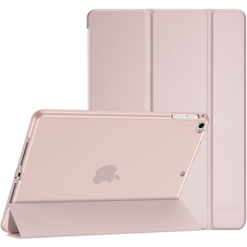 ProCase iPad 9.7 iPad 6 2018/ 5 2017, iPad Air 2 1 ݸС, 3ޤ ޡȥ TPUХåС ɵǽ - ԥ