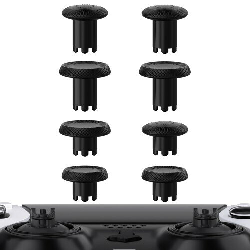 eXtremeRate ThumbsGear ps5 edgeコントローラー対応用交換可能なサムスティック、ps5 edgeコントローラー対応用アナログサムスティックキャップ-4段階の高さと3種類の表面グリップ-サムスティックベースは含まれていません 互換性:専用に設計されたThumbsGearの交換可能なサムスティックキャップは、ps5 edgeコントローラーにのみ対応しています。オリジナルのサムスティックと同じように正確に動作します。 ユニークなデザイン:この8-in-1の交換可能なサムスティックセットは、ゲームアクセサリーの究極形です。4つの高さオプションで、異なるゲームにおいて、お好みのスタイルのサムスティックキャップでユニークな体験を楽しむことができます。 パーソナライズされた組み合わせ:3種類の異なるエルゴノミックグラデーションテクスチャのサムグリップデザイン(凸型3個、凹型2個、幅広凹型3個)が指にぴったりフィットし、グリップ力を高めます。スタイリッシュで快適な操作性を提供します。4つの異なる高さとグリップデザインを組み合わせて、ゲームに応じたカスタマイズが可能です。 多様なオプション:さまざまな色のサムスティックが用意されており、eXtremeRateの交換用ボタンやシェルアクセサリーと組み合わせて、コントローラーをカスタマイズすることができます。 簡単に交換:古いジョイスティックキャップをeXtremeRate ThumbsGearキャップに簡単に交換できます。YouTubeで「eXtremeRate ThumbsGear Thumbsticks for ps5 edge」を検索して、取り付けガイドをご覧ください。 商品コード57082007563商品名eXtremeRate ThumbsGear ps5 edgeコントローラー対応用交換可能なサムスティック、ps5 edgeコントローラー対応用アナログサムスティックキャップ-4段階の高さと3種類の表面グリップ-サムスティックベースは含まれていません型番XCKEGM001カラーブラック※他モールでも併売しているため、タイミングによって在庫切れの可能性がございます。その際は、別途ご連絡させていただきます。※他モールでも併売しているため、タイミングによって在庫切れの可能性がございます。その際は、別途ご連絡させていただきます。