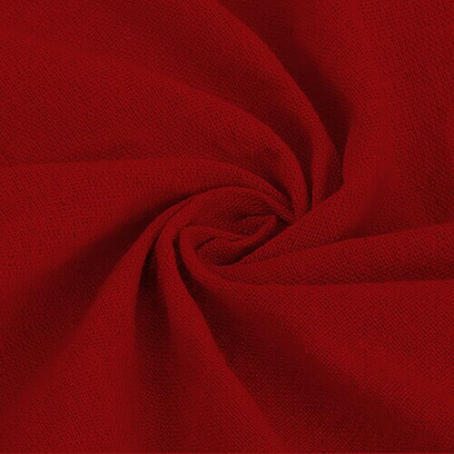 綿 麻 コットン リネン の 布 DIY 手芸用 綿 麻 生地 無地 単色 (4m,赤)