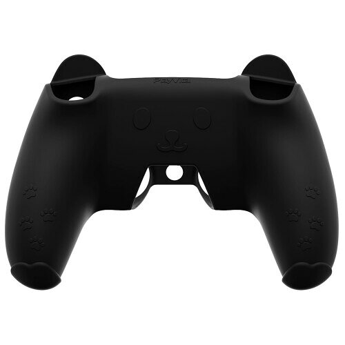 アルメリアセカンドストアのPlayVital ps5コントローラーに対応用シリコンカバー、可愛いクマスタイルカバー付けたまま充電ステーションにも対応し、サムスティックキャップ&タッチパッドシール付属しています｜アングル3