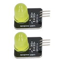 10個入り LEDモジュール 3.3V-5V対応 10mm小型チップ 省電力設計 DIY装飾/家庭用イルミネーション (MRB050C イエロー)