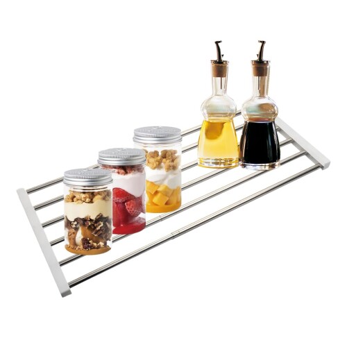 BAOYOUNI 伸縮ラック 伸縮棚 押し入れ収納 押し入れ棚 クローゼッ シンクした 収納 キッチン 収納 ステ..