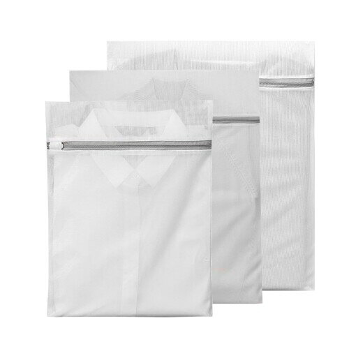 Akkerds 洗濯ネット セット L:60*50cm M:50*40cm S:40*30cm 3点セット ランドリーネット 抗菌 ハニカム構造メッシュ 細かい...