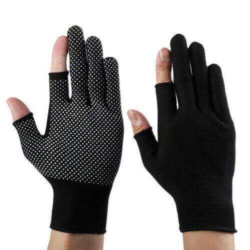 (Coollooda) 軍手 2本指手袋 (10双セット) 作業手袋 薄手 釣り手袋 滑り止め タッチパネル対応 通気性 ガーデニング 釣り 登山 園芸 運搬用 手汗対策 吸汗速乾 男女兼用