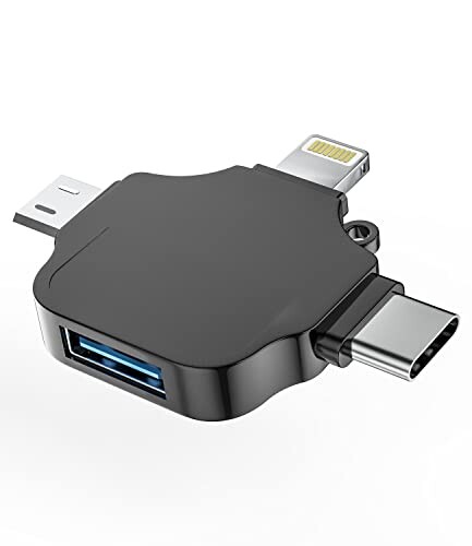 ^Cvc USBϊA_v^[3 in 1 USB A to USB-C}CNusbCgjOotgP[uMFIFApple IPhone15 Pro Max 11 12 13 14 X Xs Xr 7 8 Ipad Type-c Lightning Micro usbȂA_v^ vAndroid Ro[^[n