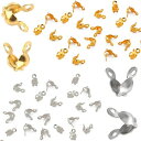 ボールチップ カシメ玉 400個セット 304 ステンレス エンドパーツ 留め具 基礎金具 ビーズ ボールチップ つぶし玉 アクセサリーパーツ 手芸用品 手作り...