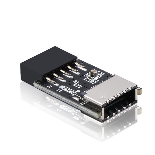 EZDIY-FAB USB 2.0 wb_[ (9 s)  USB 3.1/3.2 Type-C (20 s) A-Key tg pl 180 x A_v^[AUSB ^Cv E |[g PC Ɋg tg pl USB |[g