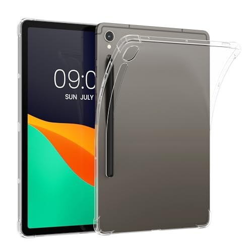 kwmobile ^ubgP[X Ή: Samsung Galaxy Tab S9 P[X - ^ubgJo[ TPU VR ی 