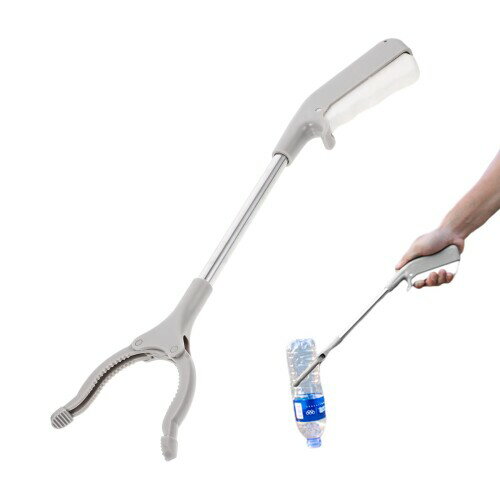 nalaina マジックハンド マジックリーチャー ステンレス製 40cm 万能ロングハンド ゴミ拾いトング ゴミ..