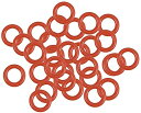Ofowin シリコンOリング VMQシールリングガスケット 外径5mm 内径3mm 幅1mm レッド 30個入り、 油圧・空気圧シール、圧力弁、自動車機械、醸...