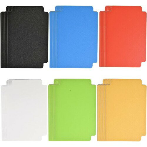 HUIKKJP カードセパレーター 6色 36枚セット 収納 カードゲーム カード用 仕切り トレカ 整理