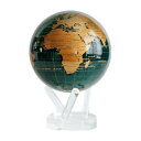 MOVA グローブ l 地球儀 l 世界地図シリーズ 緑金 4.5インチ l ベース付き l 電源不要室内光・自然光で動く自動回転地球儀 l オフィス・デスクトップ装飾・ユニークなギフト・インテリア装(4)