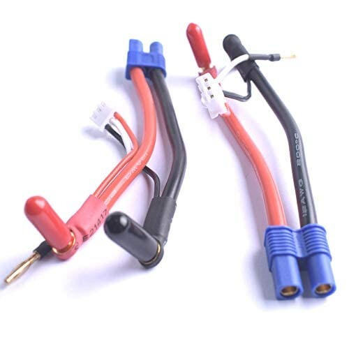 Hengfuntong-Elec n[hP[XLipolŷ߂EC5RlN^XW/JST-XH 2Sn[lX 2pcs 5.0mm to EC5 plug female 12awg 100mm/22awg 70mm JST-XH