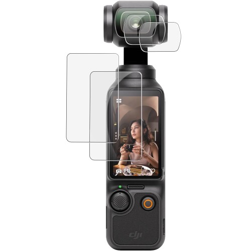 For DJI OSMO Pocket 3 p tB یtB KXtB XN[tB(2)+JtBi2j KXtB tیtB ߗ dx9H Uh~ CAh~