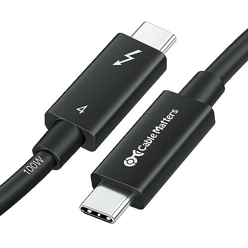 Cable Matters Thunderbolt 4 P[u 2m Active T_[{g 4P[u 40Gbps 100W[d 8KrfI USB4/Thunderbolt 3/USB-CɑΉ
