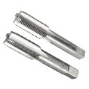 CoCud 手ねじ切りタップ M12 x 1.25 ねじ山 メトリック合金工具鋼ねじタッピング テーパー ボトム タップ 機械ねじ山修理用 1 ペア