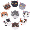 Mawakiダイヤモンドアート コースター キット 8個入 猫 ダイアモンドビーズ絵画 刺繍キット ホルダー付き ダイヤモンド塗装 アートクラフト用品 初心者 ...