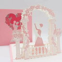 ウエディングカード、結婚式、記念日、すべての機会のためのグリーティングカードのための3Dポップアップフラワーサンキューカード (YELLOW)