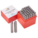 PH PandaHall 打刻印 36個セット 1.5mm アルファベット&数字 レザークラフト 銅板 真鍮板 アルミ版 指輪 アクセサリー 軟質の金属への打刻...