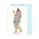 メッセージカード 封筒付き Triple Ice Cream m01-038